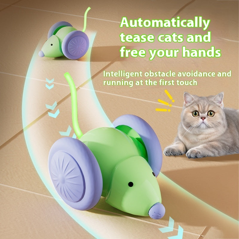 Cat Toy Electric Mouse Car