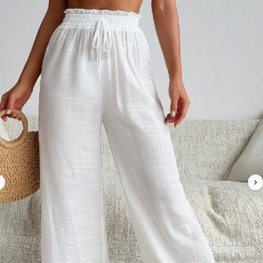 High Waist Wide Leg Pants