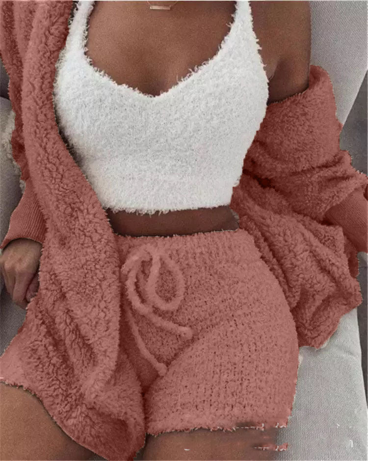 Ladies Plush Home Clothes