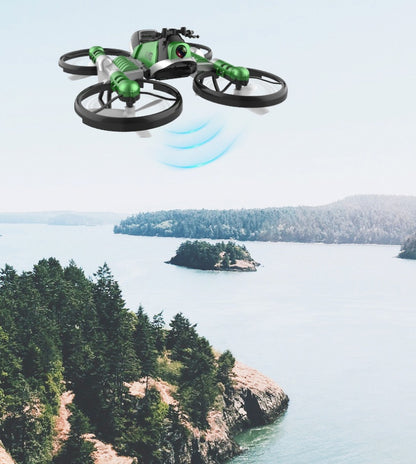 Wi-Fi Drone Motorcycle 2 in 1