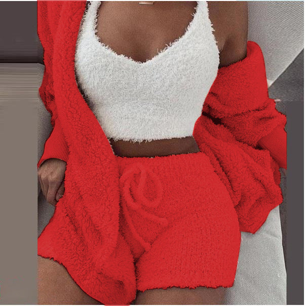 Ladies Plush Home Clothes