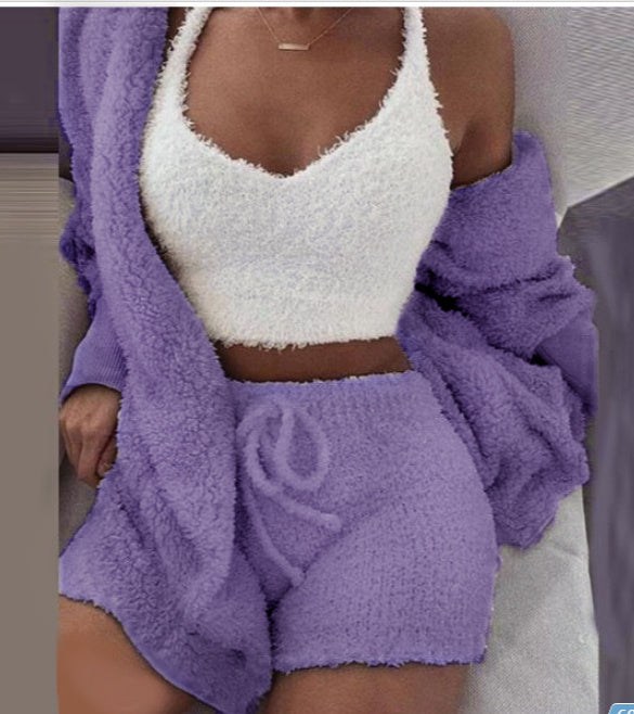 Ladies Plush Home Clothes