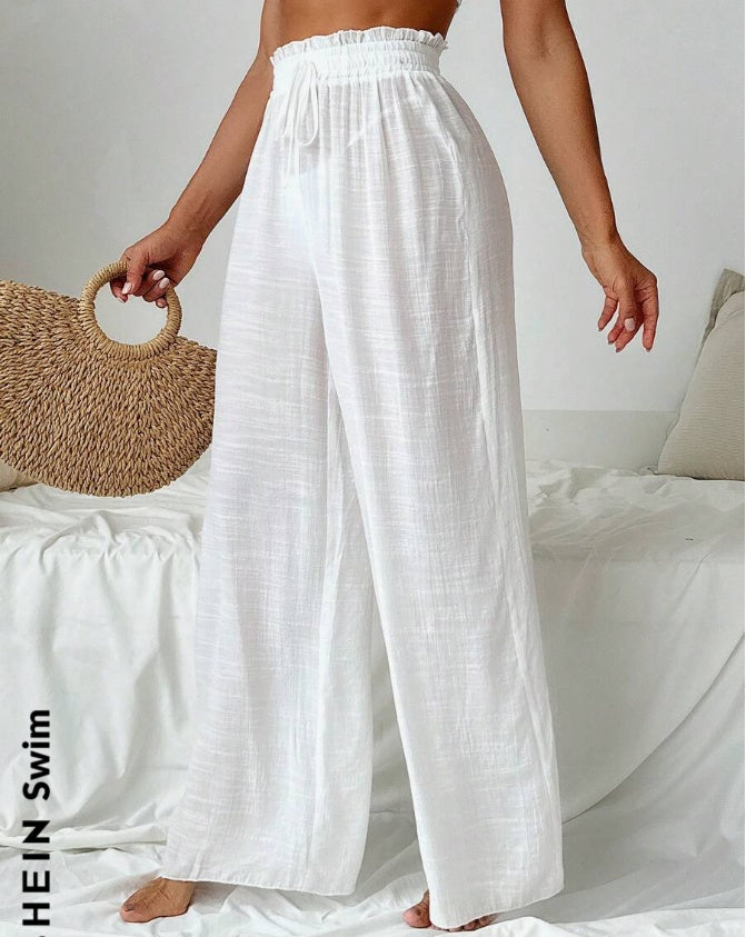 High Waist Wide Leg Pants