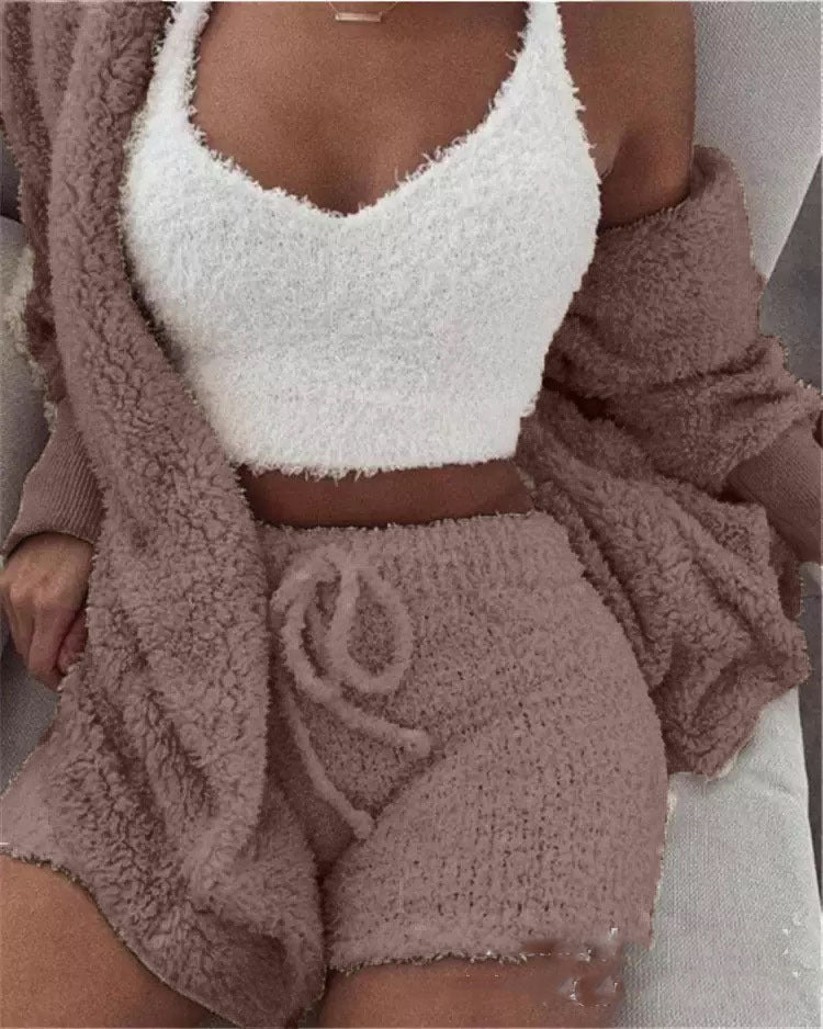 Ladies Plush Home Clothes