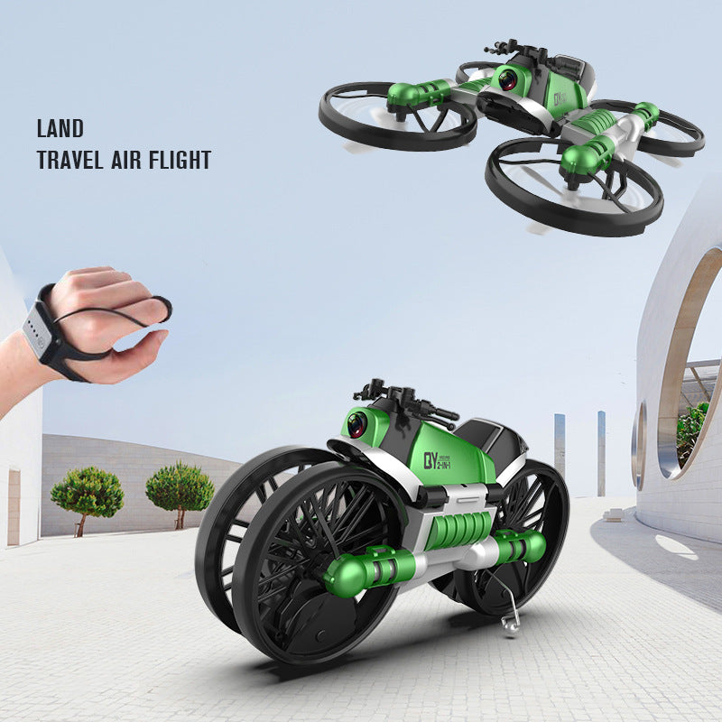 Wi-Fi Drone Motorcycle 2 in 1