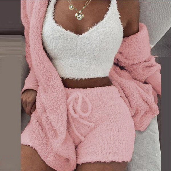 Ladies Plush Home Clothes