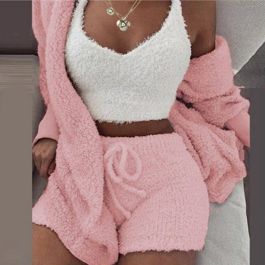 Ladies Plush Home Clothes
