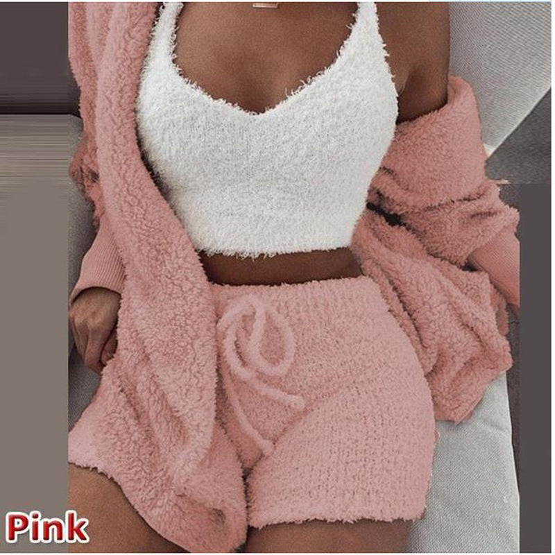 Ladies Plush Home Clothes