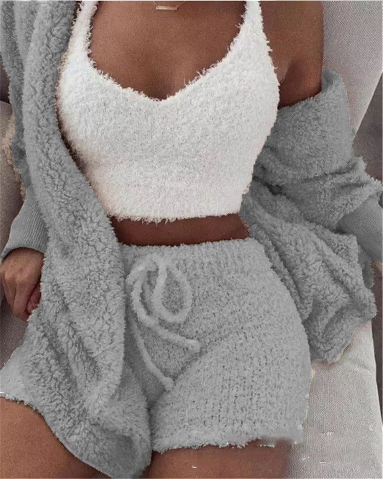 Ladies Plush Home Clothes