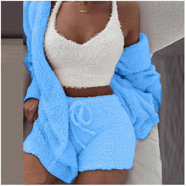 Ladies Plush Home Clothes