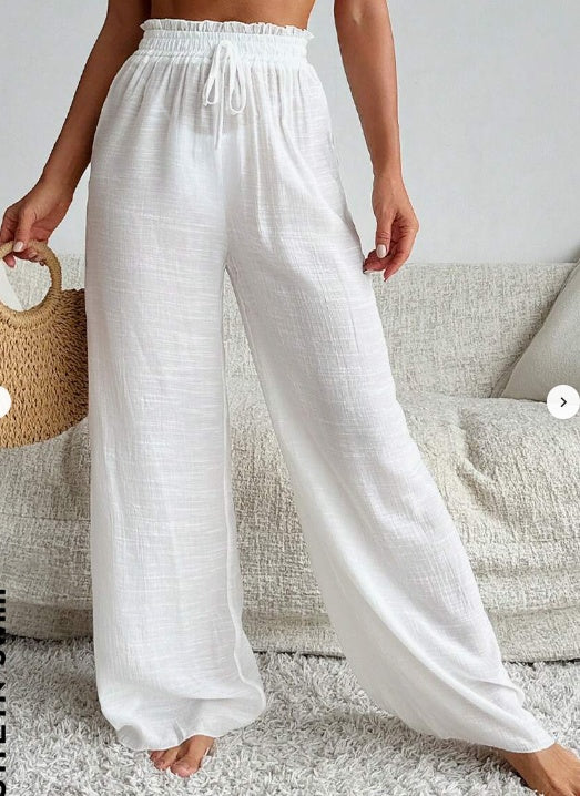 High Waist Wide Leg Pants
