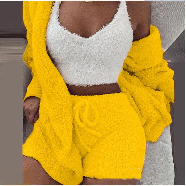 Ladies Plush Home Clothes