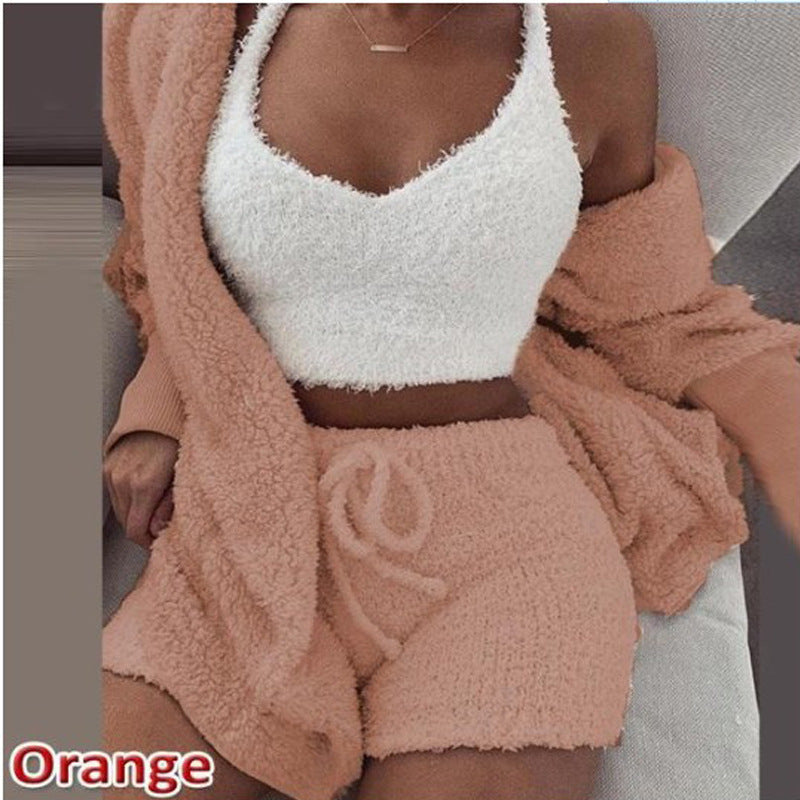 Ladies Plush Home Clothes