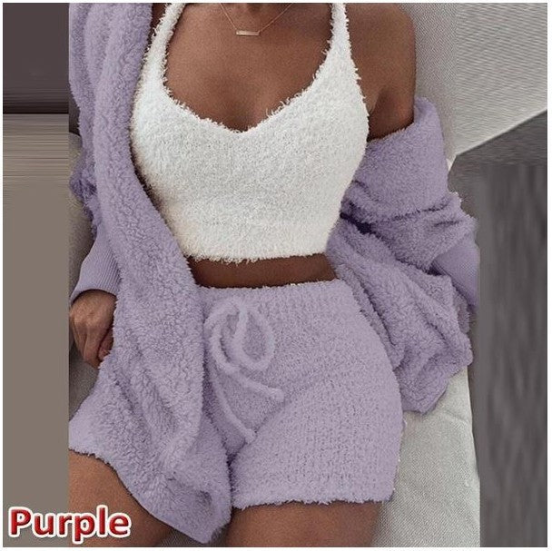 Ladies Plush Home Clothes