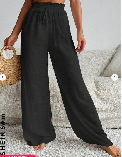High Waist Wide Leg Pants